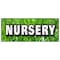 Signmission NURSERY BANNER SIGN trees plants flowers landscaping landscaper grass B-120 Nursery - alternate 1